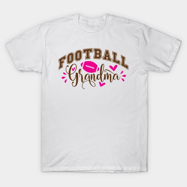 Football Grandma T-Shirt by busines_night